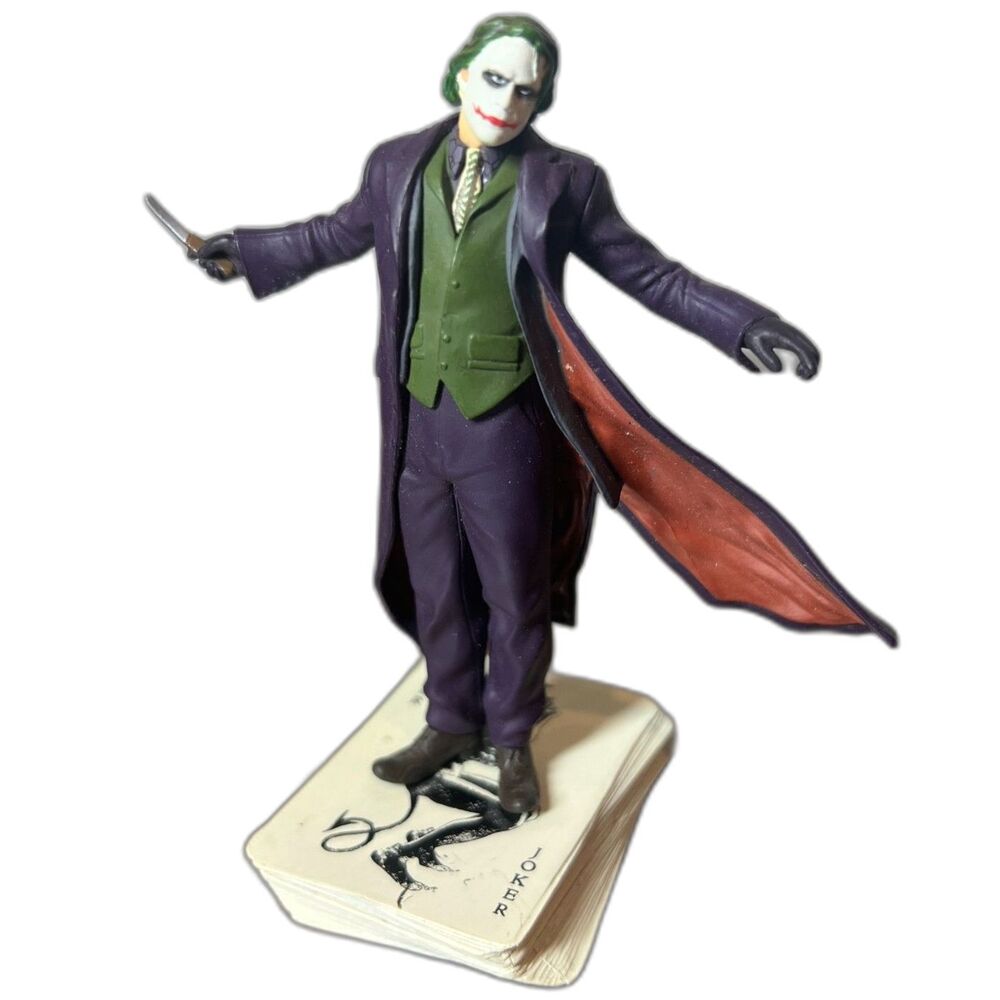 DC Comics Joker Figure Heath Ledger Batman Dark Knight Figure Playing Deck Card - Picture 2 of 6